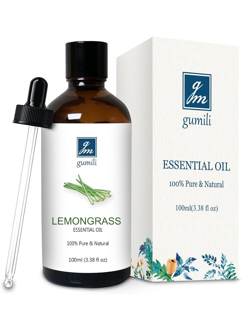 gm gumili Lemongrass Essential Oil for Diffusers, 100ml 