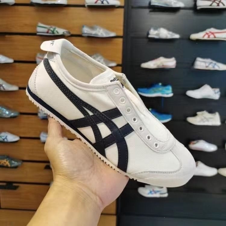 Onitsuka Tiger Tiger Summer Classic Slip-On Casual Canvas Shoes for Men and Women Couple Sports Style - Image 1