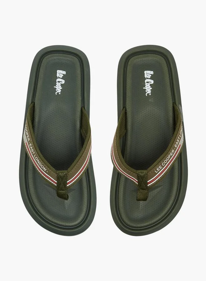 لي كوبر Men Striped Flip-Flops