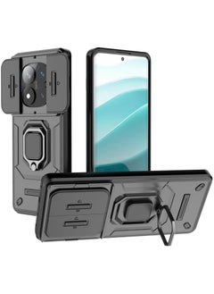 Beauenty 【1+1 Sets】 For Xiaomi Redmi Note 14 Pro 5G/ Xiaomi Poco X7 5G Case  Screen Protector Built Slide Camera Protection Cover Heavy Duty Protective Phone Case with Tempered Glass Screen Protector  - Image 2