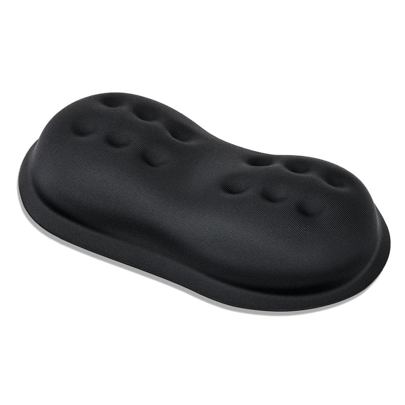 VANKEY Mouse Wrist Rest, Desk Wrist Pad for Mouse, Comfortable Computer Mouse Wrist Support, Ergonomic Wrist Rest with Memory Foam Fillings, Non-Slip Base (Black) - Image 1