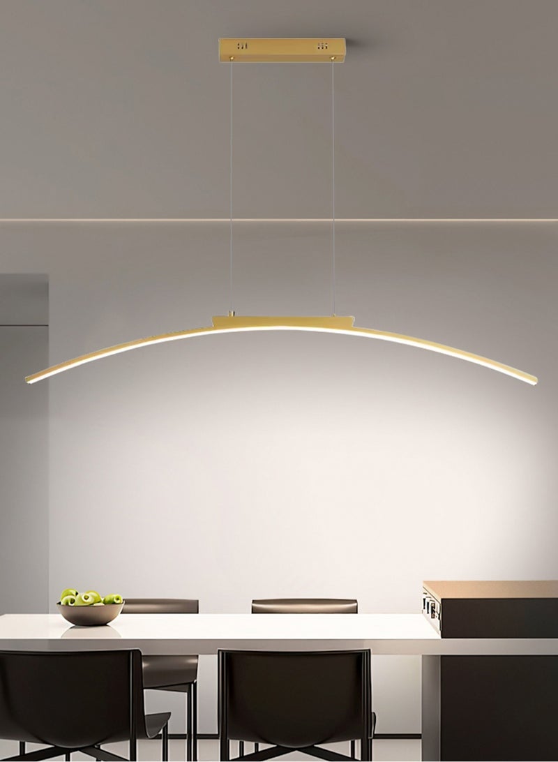 LOOPITYS 100CM - Three color temperature - Modern luxury - Restaurant pendant light, bedroom pendant light, 150cm height adjustable,chandelier - Image 1