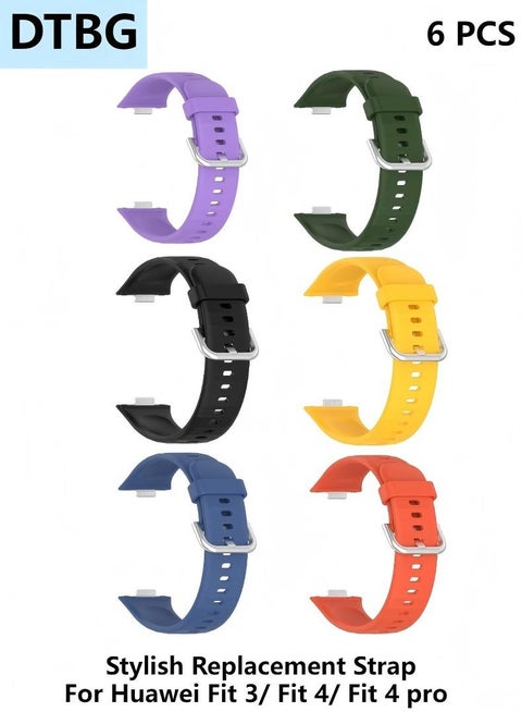 أشرطة ساعة سيليكونية ناعمة، مناسبة لهواوي فيت 3/ فيت 4/ فيت 4 برو، مقاومة للماء، قابلة للتنفس وقابلة للتعديل شرائط ساعة رياضية