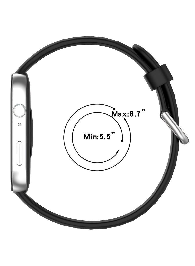 دي تي جي بي أشرطة ساعة سيليكونية ناعمة، مناسبة لهواوي فيت 3/ فيت 4/ فيت 4 برو، مقاومة للماء، قابلة للتنفس وقابلة للتعديل شرائط ساعة رياضية - Image 3