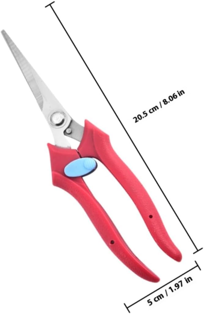 Fruit Picking Scissors Garden Trimming Shears Pruning Clippers with Sharp Blades for Fruit Trees and Branches, 1pcs Handheld Landscaping Tool for Orchard and Home Gardening - Image 1