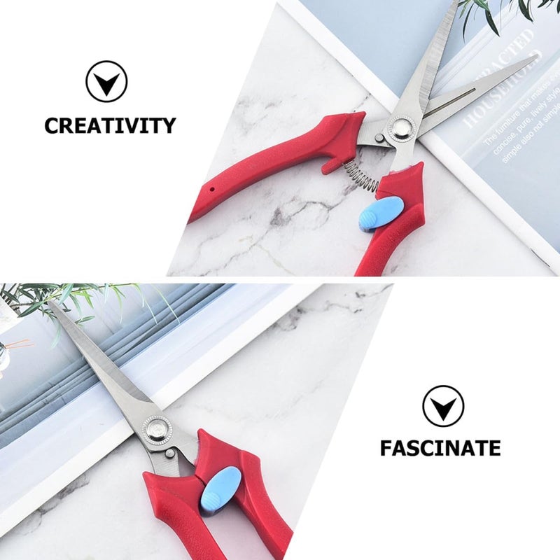 Fruit Picking Scissors Garden Trimming Shears Pruning Clippers with Sharp Blades for Fruit Trees and Branches, 1pcs Handheld Landscaping Tool for Orchard and Home Gardening - Image 2