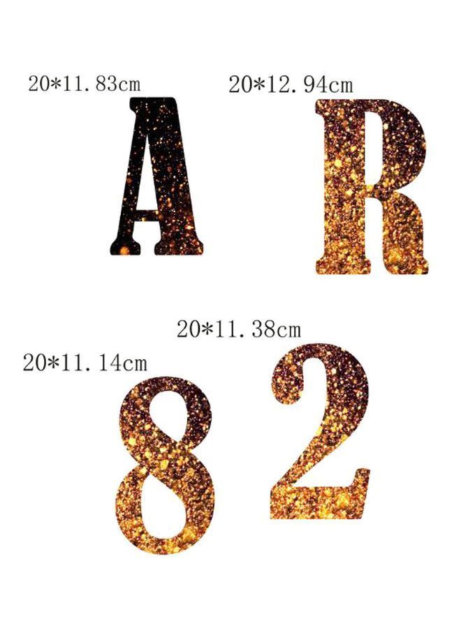 NIBEMINENT 42-Piece Happy 10th Birthday Flag Balloon Set - Image 4