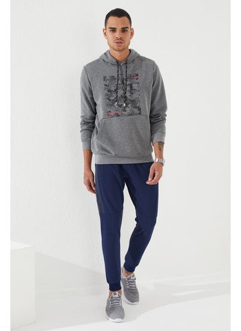Gray Melange Men's Camouflage Pattern Printed Standard Pattern Hooded SWEATSHIRT-87884 - pzsku/Z8AFFC0FF308C5E706B82Z/45/_/1744280267/b40f6259-3e42-4440-96f6-64b6ac401f84