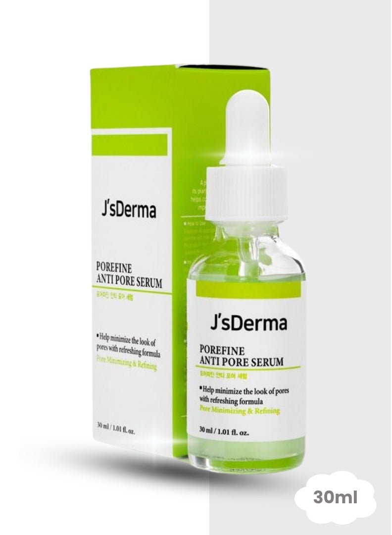 J'sDerma Pore Tightening Face Serum with Lentil Seed Extract and Beta Glucan for Oil Control Porefine Anti Pore Serum 30ml - Image 1