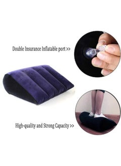 Generic Inflatable Cushion Pillow for  Body Positioners Legs and Back Support for Sleeping Reading and Rest Use in Bed Travel Camping Or Office with Foot Pump  - Image 3
