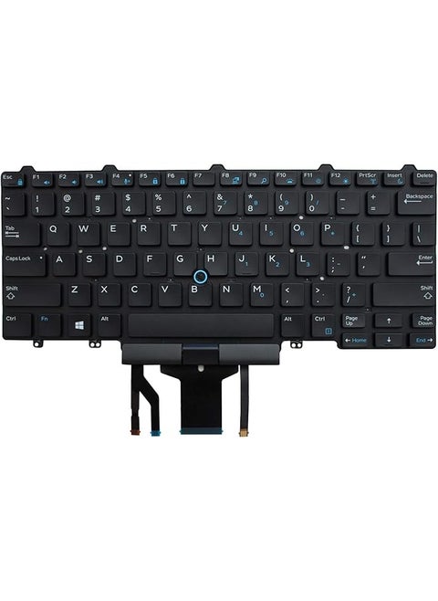 Replacement Us Keyboard For Dell Latitude E5450 E5470 E7450 E7470 7480 7490 5480 5488 Laptop No Frame With Pointer With Backlight