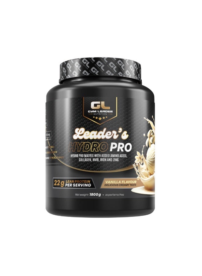 Gym Leader Hydro PRO Whey 72 servings Vanilla