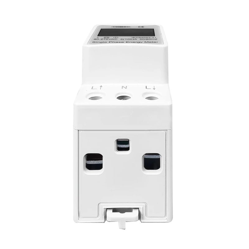 TOVAE 100A عداد مراقبة كيلووات ساعة على قضيب ديناميكي، مقياس جهد تيار متردد 80-270 فولت، مقياس واط، أميتر - Image 4