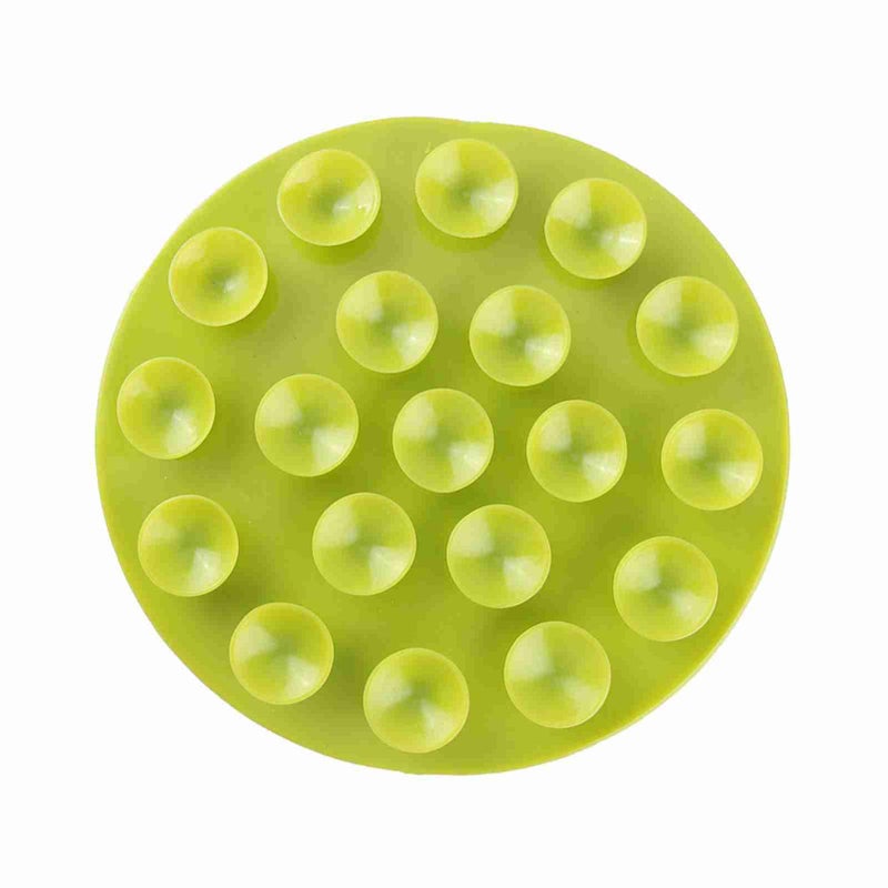 GLOGLOW (Pack of 1) Children's Tableware Sucker Baby Kids Magic Suction Mat Portable Double-Sided Suckers Anti-Slip Plate Bowl Cutlery Placemat(Green) - Image 1