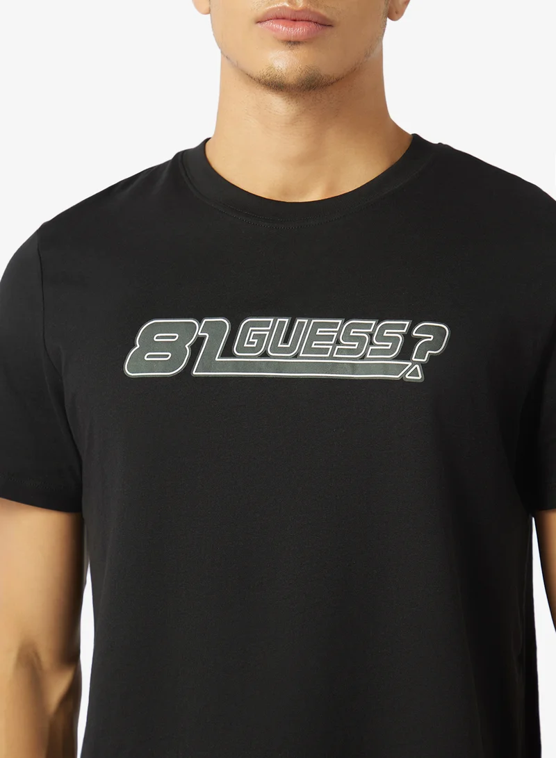 GUESS  Crew Neck Regular Fit T-Shirt for Men | Best Price UAE