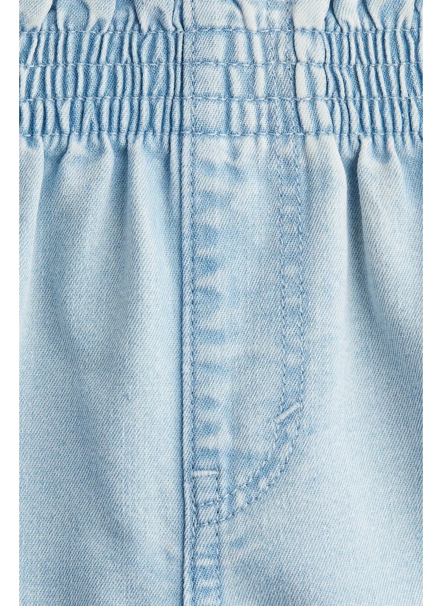 اتش اند ام Loose Fit Denim Shorts