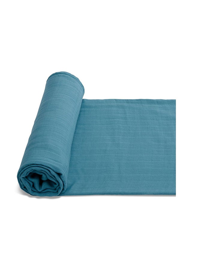 Anvi Baby Anvi Baby Organic Bamboo Beanie & Swaddle Set - Emerald City  - Image 3