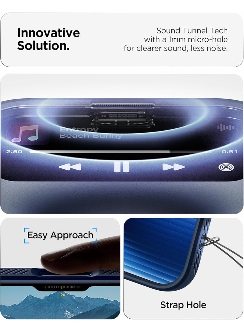 Spigen Liquid Air iPhone 17 PRO Case Cover (2025) - Navy Blue - Image 2