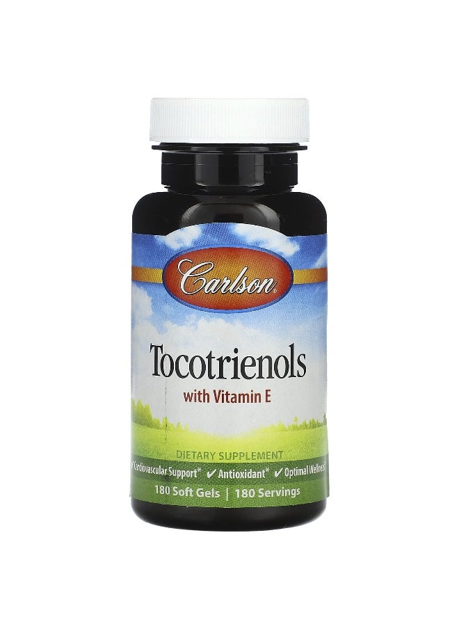 Carlson - Carlson, Tocotrienols with Vitamin E, 180 Soft Gels - Image 1