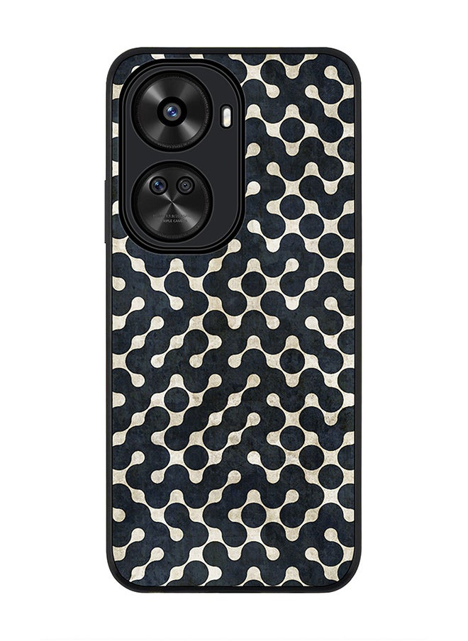 Stylizedd Rugged Black edge case for Huawei nova 12 SE / Huawei nova 11 SE 4G, Slim fit Case Flexible Anti Drop TPU Gel Thin Cover - Connect The Dots (Black)  - Image 1