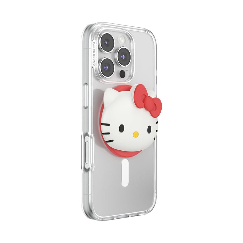 PopSockets Phone Grip for MagSafe, Magnetic Holder, Phone Stand, Hello Kitty - PopOut Hello Kitty - Image 2