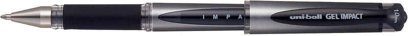 يوني بول Uni-Ball Impact Gel Pen - Black, 1.0 mm Nib - Image 2