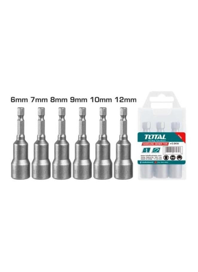 توتال - طقم لقم مغناطيسي من توتال TAC2765061، مقاس 6-12 ملم - Image 1