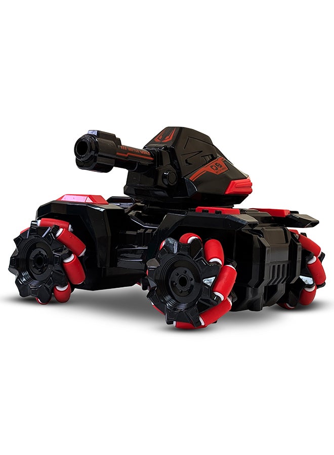Mytoys Remote Control Mecha Tank – 2-in-1 Off-Road RC Tank with Water Bomb Launcher, 180° Rotation, & Rechargeable Battery Remote Control Water Bomb Blaster Tank - Image 4