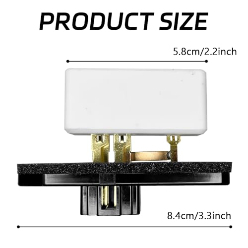 QKYS 1PCS Blower Motor Resistors, AC Blower Motor Resistor Replacement 5014212AA 5012212AA 68004241AA 3A1103 973-047 RU-368, HVAC Fan Resistor for Dodge Ram 1500 2500 3500 Pickup Jeep Grand Cherokee - Image 2
