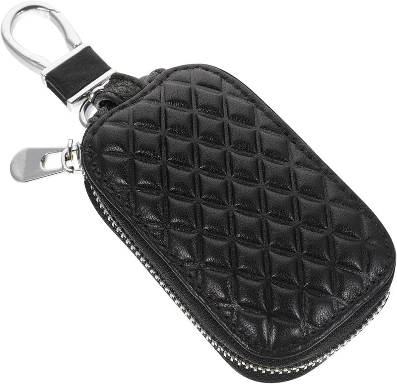 Sand resistant Cabilock Genuine Leather Car Key Protector Case Cover Scratch-Resistant Smart Key Fob Holder for Auto Remote Protective Sleeve with Full Button Access Black Dust proof KSA market compliant quality Upgraded classic design Multi-demand satisfied design Gulf climate upgraded quality Cost effective global grade quality Long use oriented quality Confirmed available stock Market popular practical build Globally selected raw material Long lifespan Periodic stock arrangement Simple multi-color universal build User friendly optimized build Bulk order available stock Local inventory listed item Ready varied options Long lasting universal build Low dust buildup Space saving Multi-demand compliant quality Stable base Elegant practical multi-option build Air & land transit compatible - Image 1