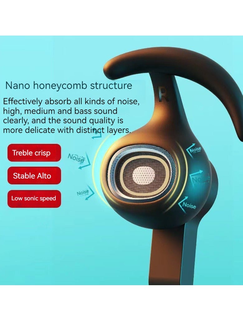 E-Sports Gaming Headset Wired In-Ear Mobile Phone Noise Canceling Earplugs (Black)  - Image 3