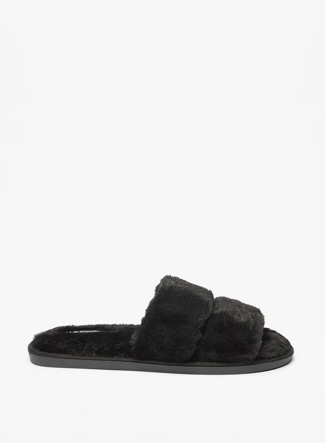 Le Confort Women's Textured Bedroom Slides - Image 3