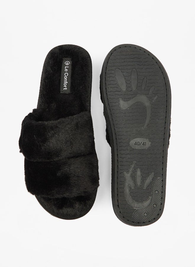 Le Confort Women's Textured Bedroom Slides - Image 5