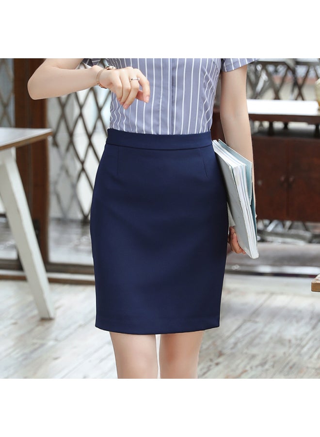 Teluoman Professional Skirt Half Skirt Women's Hip-wrapped Short Skirt Suit Skirt Work Skirt Western Skirt Formal Skirt - Image 1