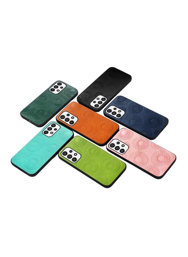 S-TOP Case For Samsung Galaxy A73 5G Sunflower Pattern PU+TPU+PC Shockproof Phone Case - Image 4