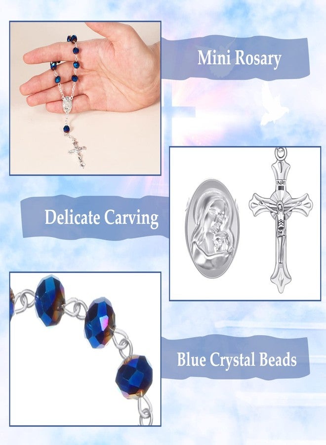 سوريو مجموعة هدايا التعميد من سوريو، ٥٠ قطعة، تتضمن مسبحة صغيرة، أكياس أورجانزا، هدايا لحفلات استقبال المولود، لوازم حفلات الزفاف، هدايا لحفلات التعميد، هدايا المناولة الأولى، هدايا عيد الفصح - Image 3