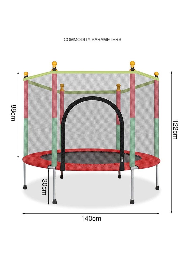 DubaiGallery Trampoline with Protection Net Adult Children Jumping Bed Enclosure Outdoor Trampolines Workout Fitness Equipment  - Image 3