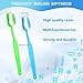 Ceonam 2 Pack 1575x157 Inches Giant Toothbrush Props Oversized Gag Novelty Bath Brushes Huge Comedy Item for Costume Accessory Photo Shoots Party Favors Pet Grooming Green and Blue - Image 4