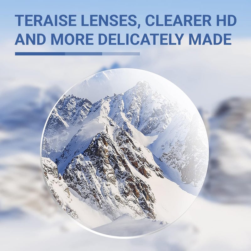 TERAISE Anti- UV Reading Glasses 4 Pairs Blue Light Blocking Reader Womens Mens, Transparent, 1.5x - Image 4