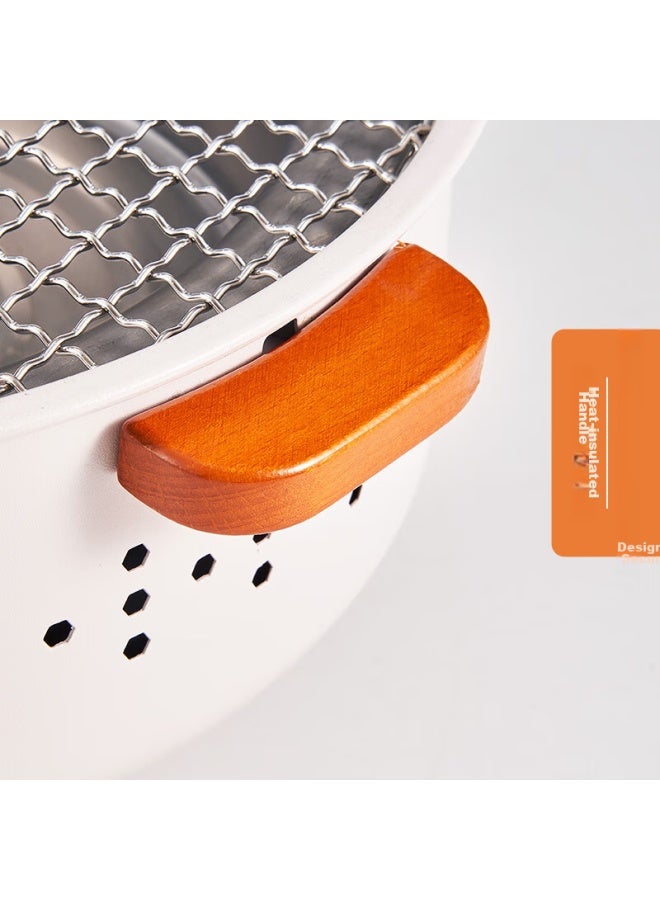 Suncojia Tea Brewing Stove, Barbecue Grill, Barbecue Rack, Home Charcoal Grill, Charcoal Roasting Stove, Meat Roasting Rack - Image 5