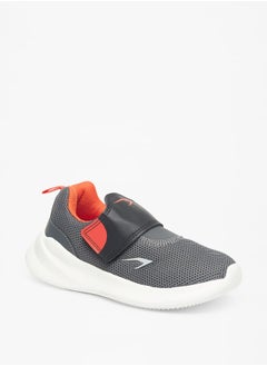 Dash Boys Textured Sports Shoes with Hook and Loop Closure  - Image 1