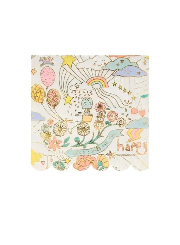ميري ميري مناديل كبيرة Happy Doodle