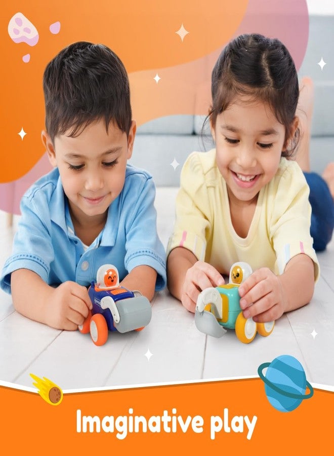 Bloomingo Astro Diggers Cosmosis | 2 Space Construction Vehicles | Press & Go Action, Moving Toys | Ages 3+ | Space Themed Toys | Collect All 4 Space Rovers - Image 2