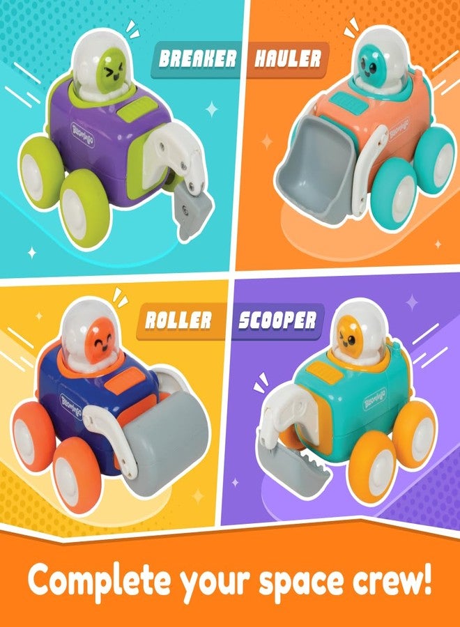 Bloomingo Astro Diggers Cosmosis | 2 Space Construction Vehicles | Press & Go Action, Moving Toys | Ages 3+ | Space Themed Toys | Collect All 4 Space Rovers - Image 3