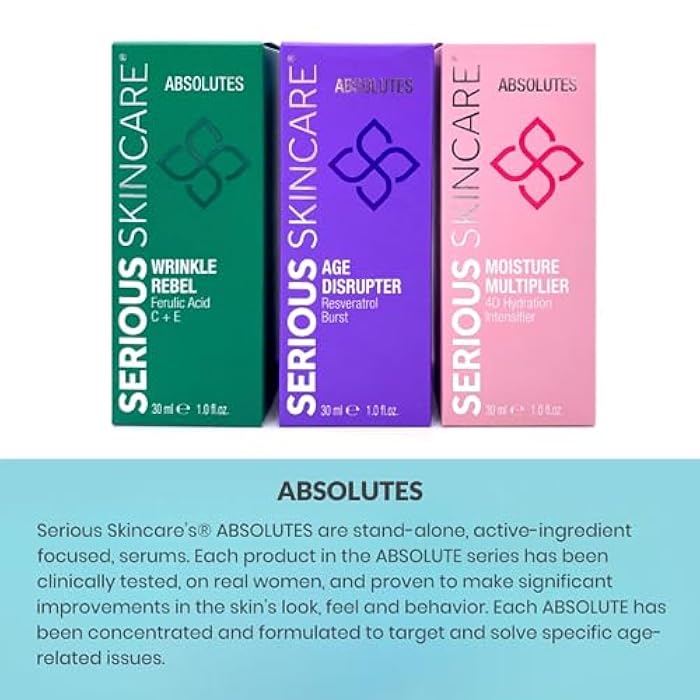Serious Skincare - Hyaluronic Acid Serum for Face - Absolutes Moisture Multiplier - Plumping, Hydrating & Anti-Aging - Visually Reduce Lines and Wrinkles - For Women and Men - 1 Fl. Oz. - Image 5