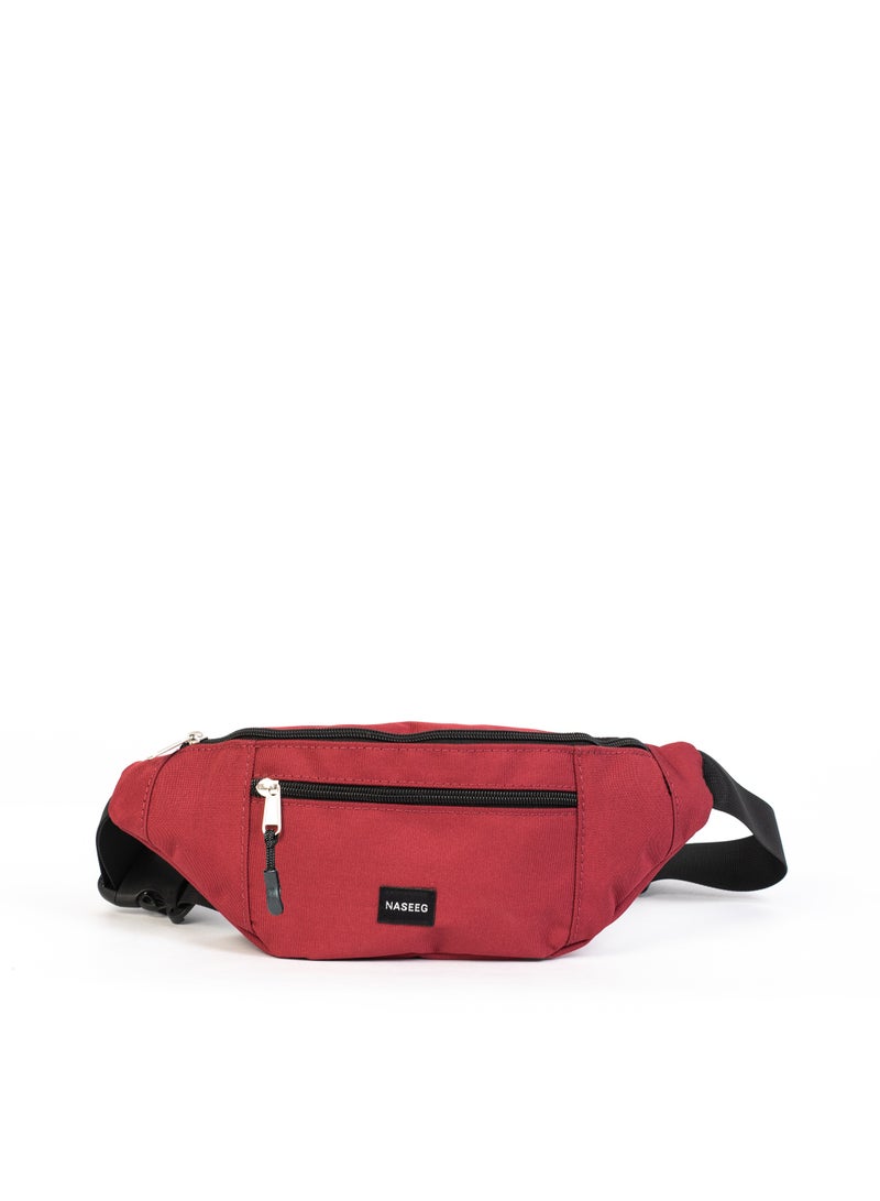 NASEEG Do Waist Bag From Naseeg - Dark Red - Image 1