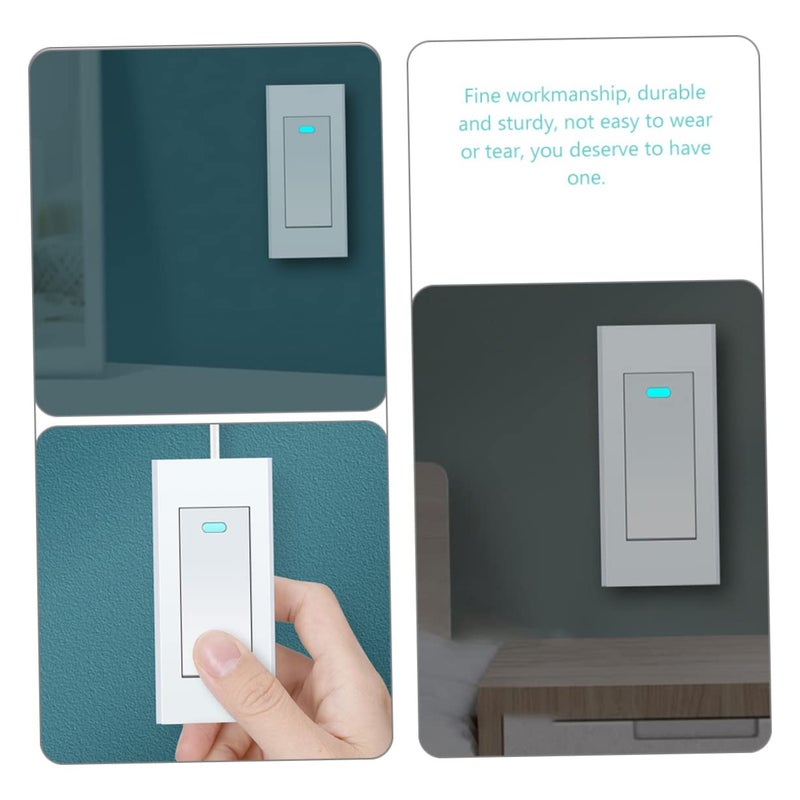 Mini Paddle Light Switch Single Pole Compact Design Easy Installation for Bedside Lamps - Image 5