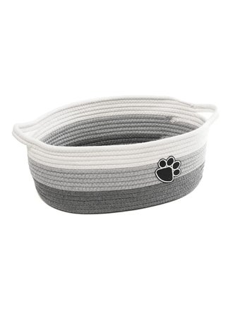 Woven Cotton Rope Storage Basket Laundry Basket Organizer Small Baskets for Organizing Rope Storage Basket with Handle Cute Cotton Basket Nursery Gift Dog Toy Storage Bins Toy Organizer - pzsku/Z8B018F577870CC3A694AZ/45/_/1724774061/cfe99d49-197b-4a1a-a7f1-aa64a19af7e5
