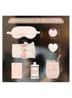 Hanayo Gifts for Women Spa Gift Set for Ladies 7PCS Spa Gift Basket Set with Gift Box Unique Birthday Gifts Relaxation Bath Gift Set for Wife and Best Friend  - Image 3