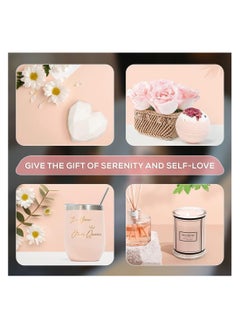 Hanayo Gifts for Women Spa Gift Set for Ladies 7PCS Spa Gift Basket Set with Gift Box Unique Birthday Gifts Relaxation Bath Gift Set for Wife and Best Friend  - Image 5